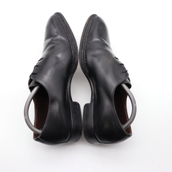 Meermin Plain Toe Derby Men\'s Size UK 8.5 US 9.5 Black Leather Dress Shoe main image 6